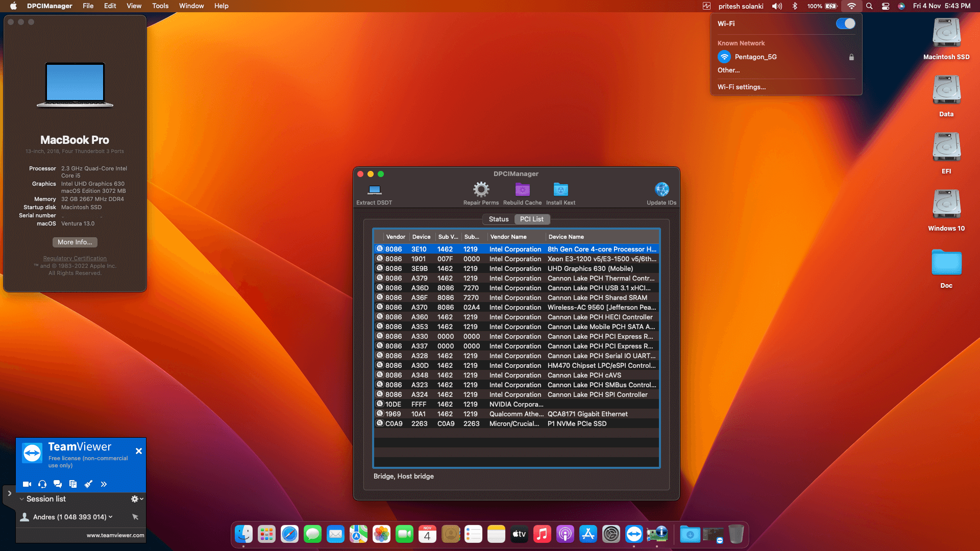 MSI Gaming GL63 8RC 262IN 3rd [CoffeeLake   Intel UHD 630 + PS2 SMBUS]   OpenCore 2